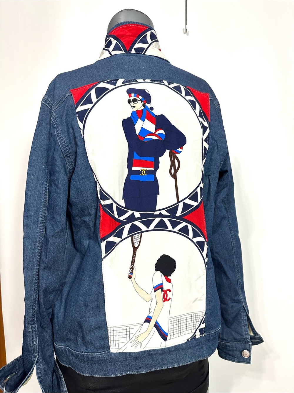 CALdesign SPORT CAL II Vintage Designer Denin Jacket One Of A Kind Small